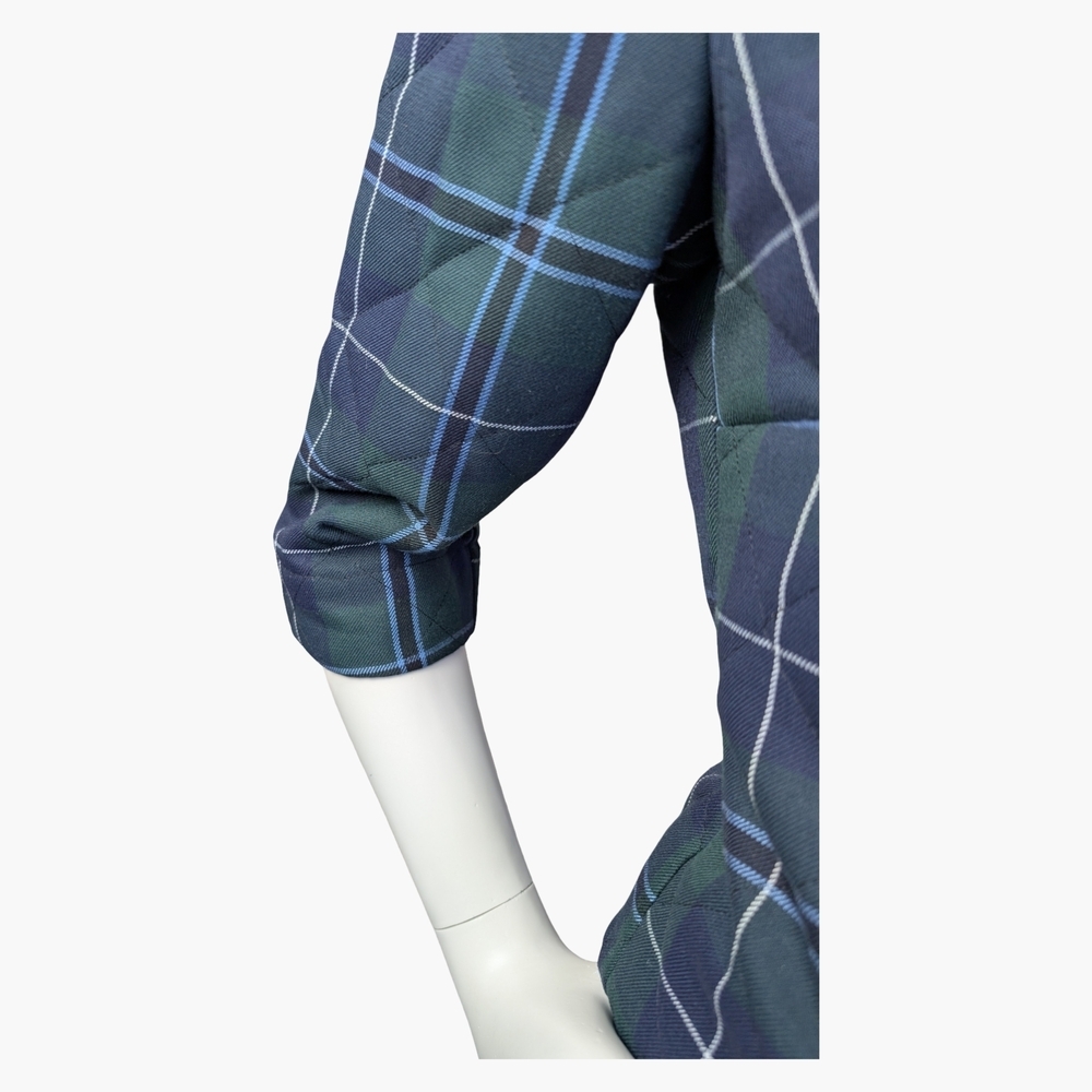 Bodybag By Jude Cropped Quilted Tartan Jacket | Made In Canada | Size XS/S - Picture 5 of 9